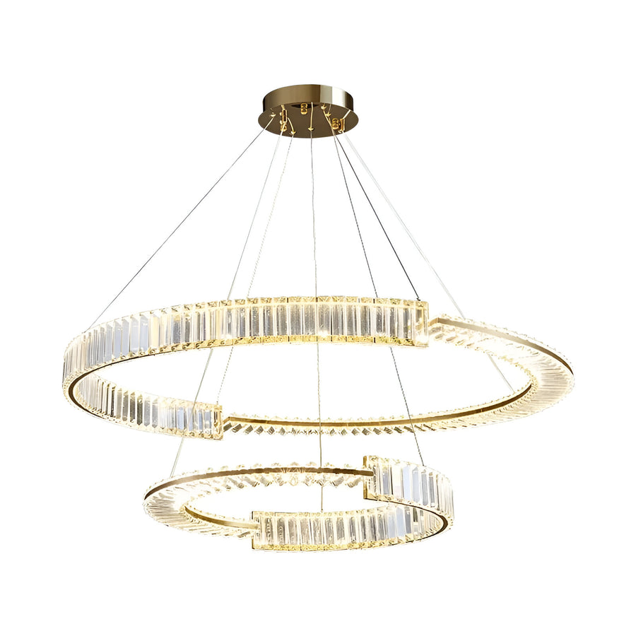 LED LED Royal Prism, χρυσό, μέταλλο και κρυστάλλι