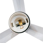 Πολυέλαιος σε σχήμα κύβου, STRUKTUR Linear Trio, 3x E27, Λευκό, Μεταλλικό