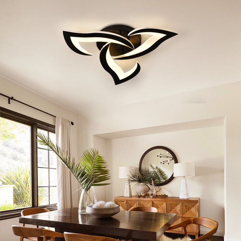 Πολυέλαιος LED LT660/3BK, 3 Στοιχεία, 32W, Φως 3000/4000/6000K, Μαύρο, Ρυθμιζόμενο ύψος