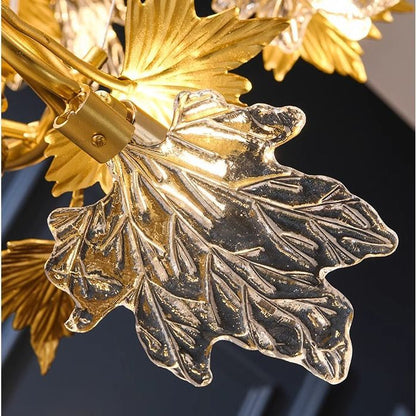 Μοντέρνος πολυέλαιος, CM260/400+800GD, 12xE14, Διάμετρος 80cm, Χρυσός, Ρυθμιζόμενο Ύψος, Μέταλλο και Κρύσταλλο