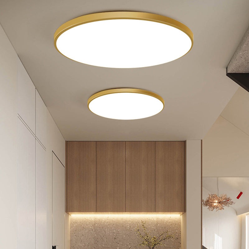 SOLIS LED φωτιστικό οροφής 47cm 48W Cold Light Gold