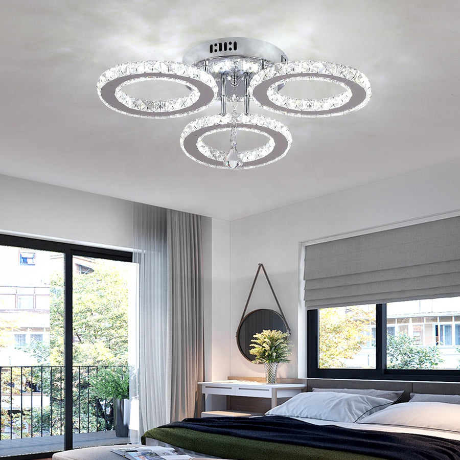 LED Lulus με το τηλεχειριστήριο Cristal Alanubis 37W