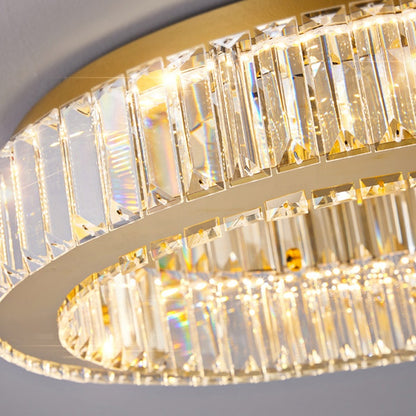 Lulus LED Crystal με το τηλεχειριστήριο Silver Latifah 118W
