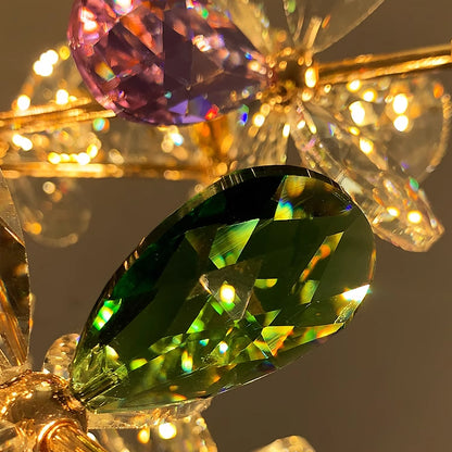 Μοντέρνος κρύσταλλος πολυέλαιος, CC372/600GD, 32xG4, χρυσός και κρύσταλλα, 55cm, ρυθμιζόμενο ύψος, μέταλλο και κρύσταλλο