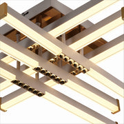 Πολυέλαιος LED με Τηλεχειριστήριο LT178/6WH, 84W, 6 Στοιχεία, Κρύο/Ζεστό/Ουδέτερο φως, Ρυθμιζόμενο, Λευκό