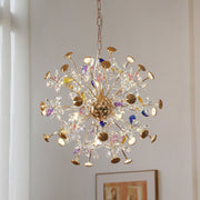 Μοντέρνος κρύσταλλος πολυέλαιος, CC372/600GD, 32xG4, χρυσός και κρύσταλλα, 55cm, ρυθμιζόμενο ύψος, μέταλλο και κρύσταλλο