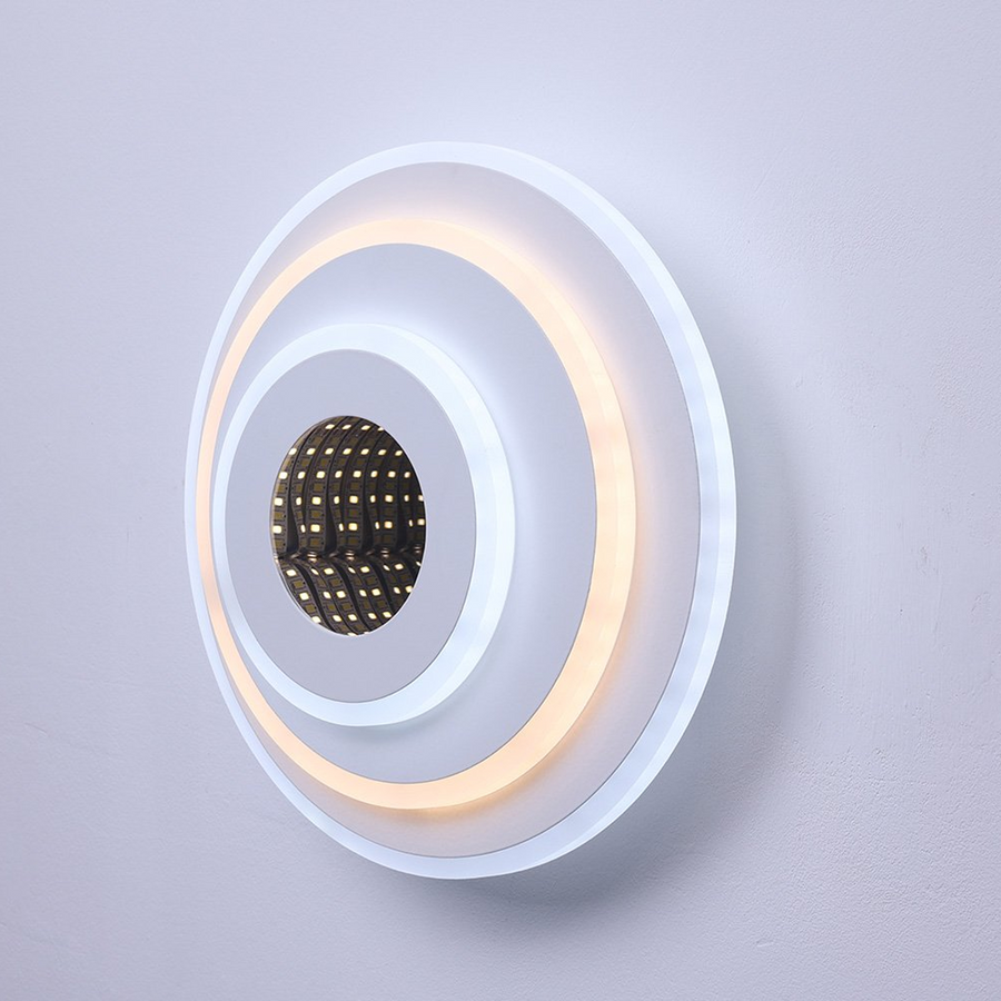 Πολυέλαιος LED NEXA ROTUND 3D 38W, Κρύο/Ζεστό/Ουδέτερο φως, Λευκό