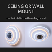 Πολυέλαιος LED NEXA ROTUND 3D 38W, Κρύο/Ζεστό/Ουδέτερο φως, Λευκό