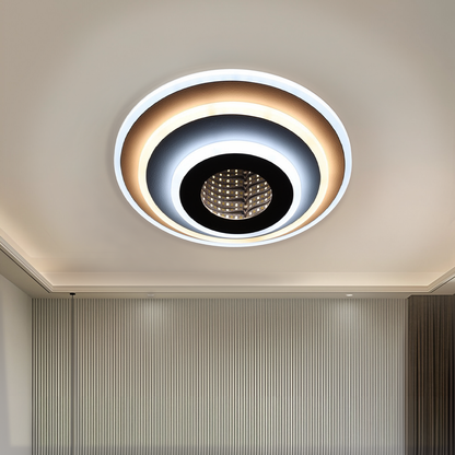 Πολυέλαιος LED NEXA ROTUND 3D 38W, Κρύο/Ζεστό/Ουδέτερο φως, Λευκό