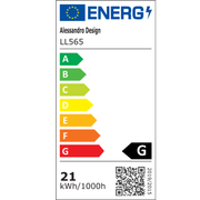 Πολυέλαιος VERTEX FUSION LED 18W, 2 Κύκλοι, Μεταλλικοί Σκελετοί, Κρύο/Ζεστό/Ουδέτερο φως, Λευκό/Μαύρο