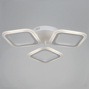 Πολυέλαιος LED ERIKA 20W, 3 Τετράγωνα, Neutral Light 4000k, Λευκό, Μεταλλικό και Ακρυλικό