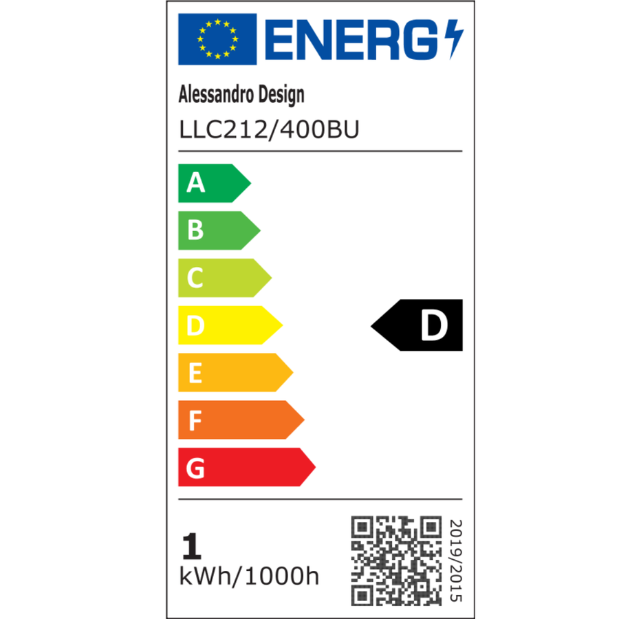 Crystal LED Chandelier LLC212/400BU Στρογγυλός, 22W, Κρύο/Ζεστό/Ουδέτερο φως, Κρύσταλλοι, Γυαλιστερό χρώμιο