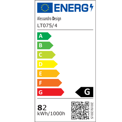 Πολυέλαιος LED με τηλεχειριστήριο και κρύσταλλο NOVA ROTONDA RGB 82W, 4 κύκλοι, Κρύο/Ζεστό/Ουδέτερο φως, Ρυθμιζόμενο
