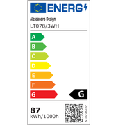 Πολυέλαιος LED με τηλεχειριστήριο και κρύσταλλο LEILA 87W, 3 Τετράγωνα, Κρύο/Ζεστό/Ουδέτερο φως, Ρυθμιζόμενο, Λευκό
