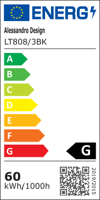 Lustra LED cu telecomanda ZOE 60W, 3 Patrate, lumina Rece/Calda/Neutra, Dimabila, Negru Lustre LED cu Telecomanda Default Title Alessandro Design
