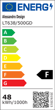 Πολυέλαιος LED με τηλεχειριστήριο GILDRA 48W, 2 Τετράγωνα, Κρύο/Ζεστό/Ουδέτερο φως, Ρυθμιζόμενο, Χρυσό