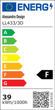 Πολυέλαιος LED NEXA Triangle 3D 39W, Λευκό, Κρύο/Ζεστό/Ουδέτερο φως