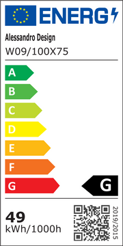 Ορθογώνιος καθρέφτης LED, 100x75cm, Verite MotionGlow Marcello, Σύστημα Demister, Ρολόι & Θερμόμετρο, Ρυθμιζόμενο