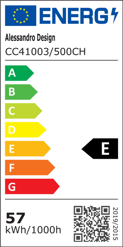 Πολυέλαιος LED με Τηλεχειριστήριο, 98W, ROYALE Elegance, Διάμετρος 50 cm, Ύψος 120 cm, Κρύο/Ουδέτερο/Θερμό φως, Ρυθμιζόμενο, Ασημί, Κρύσταλλο, Μέταλλο