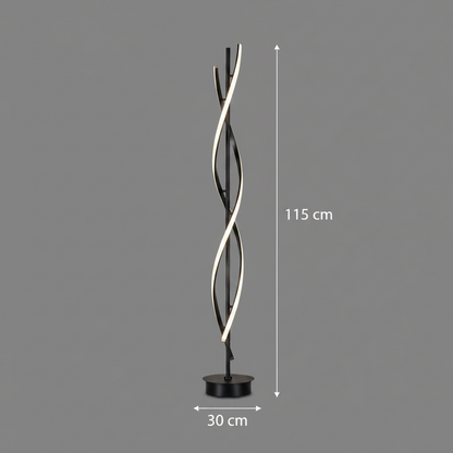 Λάμπα LED Upsilon, 27W, 3000K/ 4000K/ 6000K, Μεταλλικό και Ακρυλικό, Μαύρο