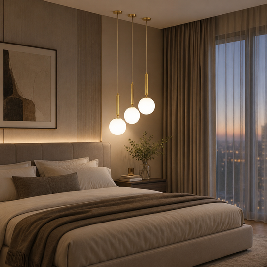 Ilulissat Modern Classic Πολυέλαιος, 3xE27, Χρυσός, Δεν περιλαμβάνονται οι βολβοί