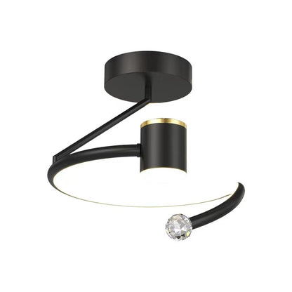 Πολυέλαιος LED, 34W, Διάμετρος 24cm, Κρύο/Ζεστό/Ουδέτερο φως, Μαύρος Προεπιλεγμένος Τίτλος Alessandro Design