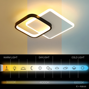Πολυέλαιος MARCELO LED 30W, Κρύο/Ζεστό/Ουδέτερο φως Μαύρο Λευκό