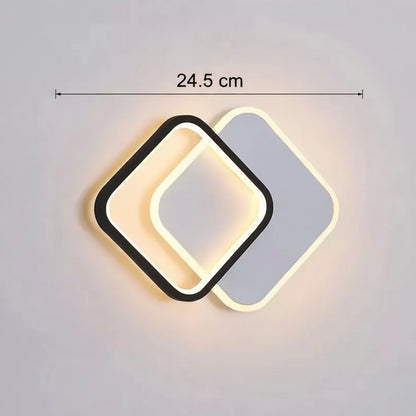 Πολυέλαιος MARCELO LED 30W, Κρύο/Ζεστό/Ουδέτερο φως Μαύρο Λευκό