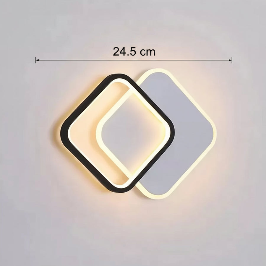 Πολυέλαιος MARCELO LED 30W, Κρύο/Ζεστό/Ουδέτερο φως Μαύρο Λευκό
