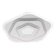 Πολυέλαιος LED NEXA 3D 39W, Διάμετρος 23 cm, Κρύο/Ζεστό/Ουδέτερο φως, Λευκός πολυέλαιος LED Προεπιλεγμένος τίτλος Alessandro Design