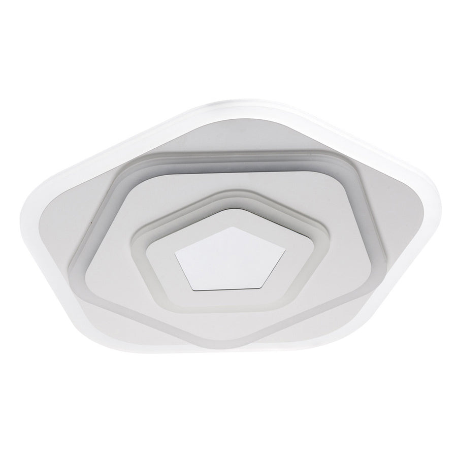 Πολυέλαιος LED NEXA 3D 39W, Διάμετρος 23 cm, Κρύο/Ζεστό/Ουδέτερο φως, Λευκός πολυέλαιος LED Προεπιλεγμένος τίτλος Alessandro Design