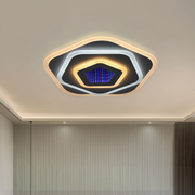 Πολυέλαιος LED NEXA 3D 39W, Διάμετρος 23 cm, Κρύο/Ζεστό/Ουδέτερο φως, Λευκός πολυέλαιος LED Προεπιλεγμένος τίτλος Alessandro Design