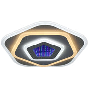 Πολυέλαιος LED NEXA 3D 39W, Διάμετρος 23 cm, Κρύο/Ζεστό/Ουδέτερο φως, Λευκός πολυέλαιος LED Προεπιλεγμένος τίτλος Alessandro Design