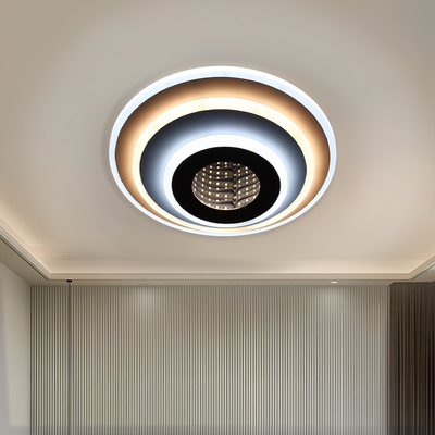 Πολυέλαιος LED NEXA ROTUND 3D 39W, Κρύο/Ζεστό/Ουδέτερο φως, Λευκό