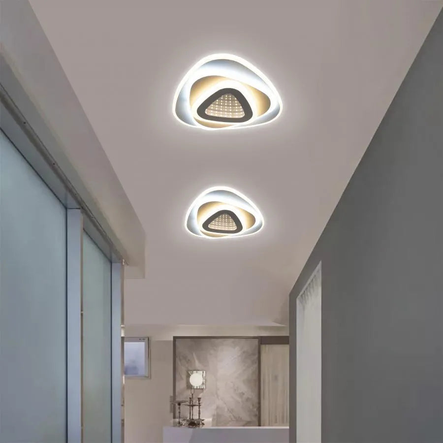 Πολυέλαιος LED NEXA Triangle 3D 40W, Λευκό, Κρύο/Ζεστό/Ουδέτερο φως LED Πολυέλαιοι Προεπιλεγμένος τίτλος Alessandro Design