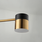LED Chandelier Palius 48W Μαύρο, 4 Arms Προεπιλεγμένος τίτλος Alessandro Design