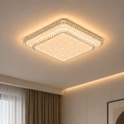 QIKIQTAALUK LED Πολυέλαιος, 40W, 38 x 38 cm, Ζεστό/Ουδέτερο/Ψυχρό φως, Λευκό