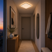 QIKIQTAALUK LED Πολυέλαιος, 40W, 38 x 38 cm, Ζεστό/Ουδέτερο/Ψυχρό φως, Λευκό