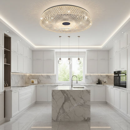 Πολυέλαιος LED RADIAN Nobile, 43W, Διάμετρος 39,5 cm, Ζεστό/Ουδέτερο/Ψυχρό φως, Λευκός LED Πολυέλαιος Προεπιλεγμένος τίτλος Alessandro Design