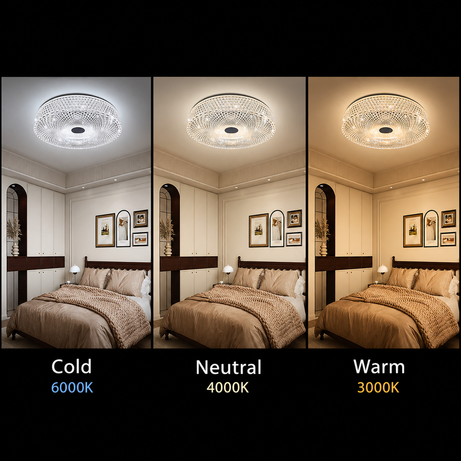 Πολυέλαιος LED RADIAN Nobile, 43W, Διάμετρος 39,5 cm, Ζεστό/Ουδέτερο/Ψυχρό φως, Λευκός LED Πολυέλαιος Προεπιλεγμένος τίτλος Alessandro Design