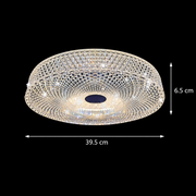 Πολυέλαιος LED RADIAN Nobile, 43W, Διάμετρος 39,5 cm, Ζεστό/Ουδέτερο/Ψυχρό φως, Λευκός LED Πολυέλαιος Προεπιλεγμένος τίτλος Alessandro Design