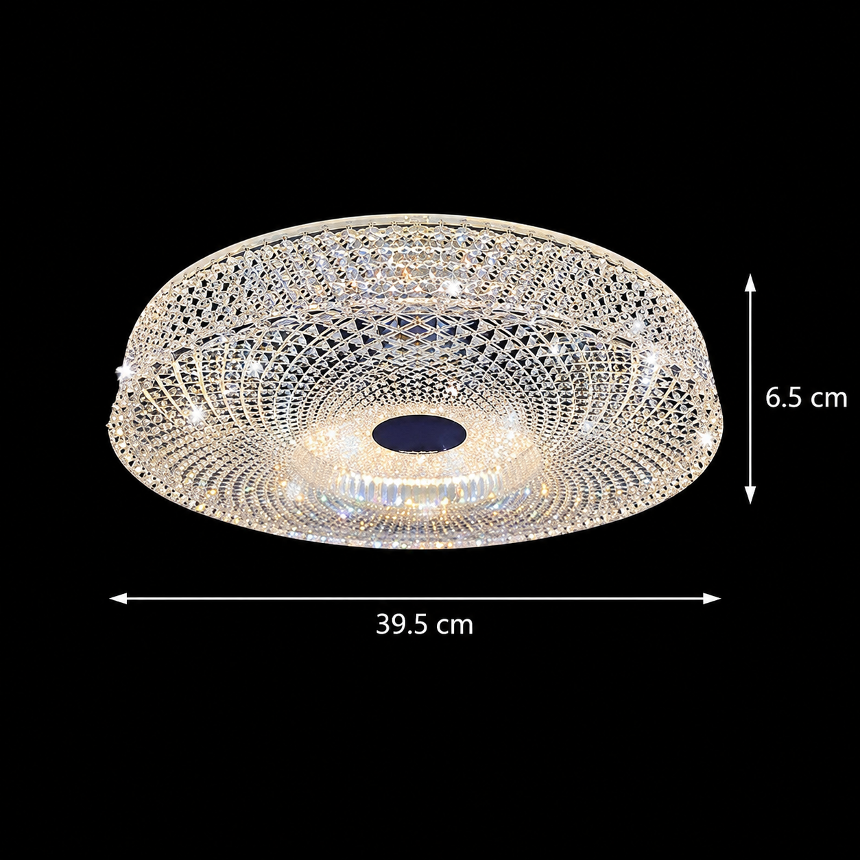 Πολυέλαιος LED RADIAN Nobile, 43W, Διάμετρος 39,5 cm, Ζεστό/Ουδέτερο/Ψυχρό φως, Λευκός LED Πολυέλαιος Προεπιλεγμένος τίτλος Alessandro Design