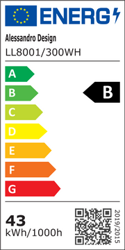 Πολυέλαιος LED RADIAN Nobile, 43W, Διάμετρος 39,5 cm, Ζεστό/Ουδέτερο/Ψυχρό φως, Λευκό