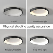 Φωτιστικό οροφής LED με τηλεχειριστήριο, PL103/520BK, 29W, Διάμετρος 50 cm, Ζεστό/Ψυχρό/Ουδέτερο φως, Μαύροι πολυέλαιοι LED με τηλεχειριστήριο Προεπιλεγμένος τίτλος Alessandro Design