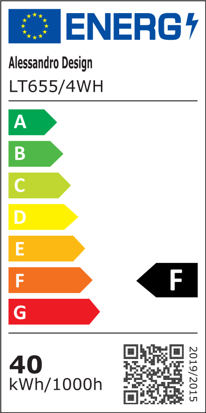 Πολυέλαιος LED με τηλεχειριστήριο ANADYR 40W, 4 Στοιχεία, Κρύο/Ζεστό/Ουδέτερο φως, Ρυθμιζόμενο, Λευκό