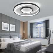 Πολυέλαιος LED με τηλεχειριστήριο FIGURATO, 63W, 3 κύκλοι, κρύο/ζεστό/ουδέτερο φως, ρυθμιζόμενο, μαύροι πολυέλαιοι LED με τηλεχειριστήριο Προεπιλεγμένος τίτλος Alessandro Design