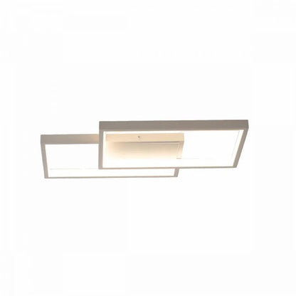 Πολυέλαιος LED με τηλεχειριστήριο LANDYN 37W, 2 τετράγωνα, κρύο/θερμό/ουδέτερο φως, ρυθμιζόμενο, λευκός πολυέλαιος LED με τηλεχειριστήριο Προεπιλεγμένος τίτλος Alessandro Design