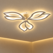 Πολυέλαιος LED με τηλεχειριστήριο LILY 40W, 3 Στοιχεία, Κρύο/Ζεστό/Ουδέτερο φως, Ρυθμιζόμενο, Λευκό