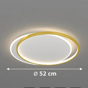Πολυέλαιος LED με τηλεχειριστήριο SOLARA 51W, 2 κύκλοι, κρύο/θερμό/ουδέτερο φως, ρυθμιζόμενο, χρυσό λευκό πολυέλαιοι LED με τηλεχειριστήριο Προεπιλεγμένος τίτλος Alessandro Design