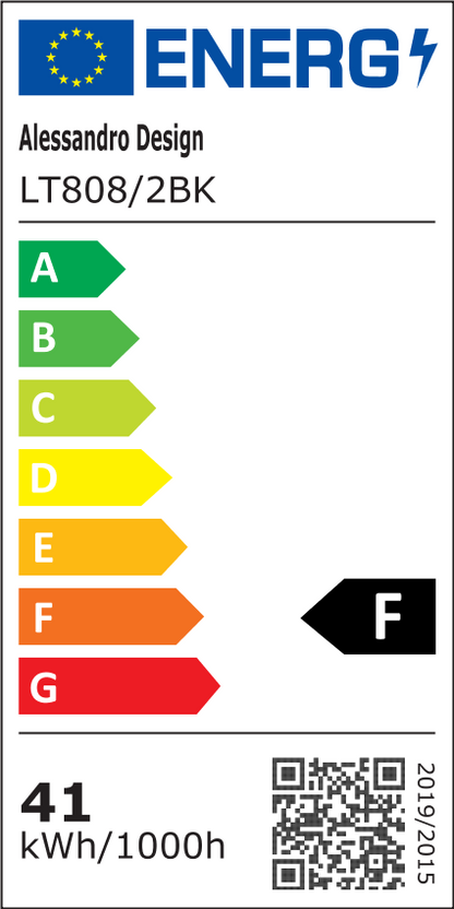 Πολυέλαιος LED με τηλεχειριστήριο ZOE 41W, 2 Τετράγωνα, Κρύο/Ζεστό/Ουδέτερο φως, Ρυθμιζόμενο, Μαύρο